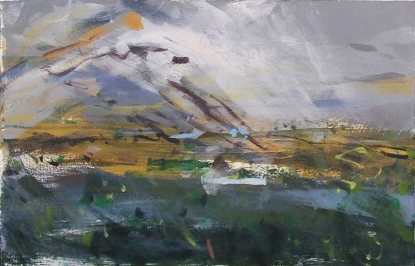 'Blind-painting' of Connemara landscape